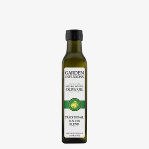 Traditional Italian Blend infused olive oil from Garden Infuzions.