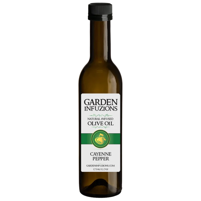 375ml Cayenne Pepper Infused Olive Oil – zesty cooking oil