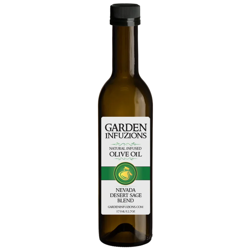 375ml Nevada Desert Sage Infused Olive Oil Blend – rich earthy flavor