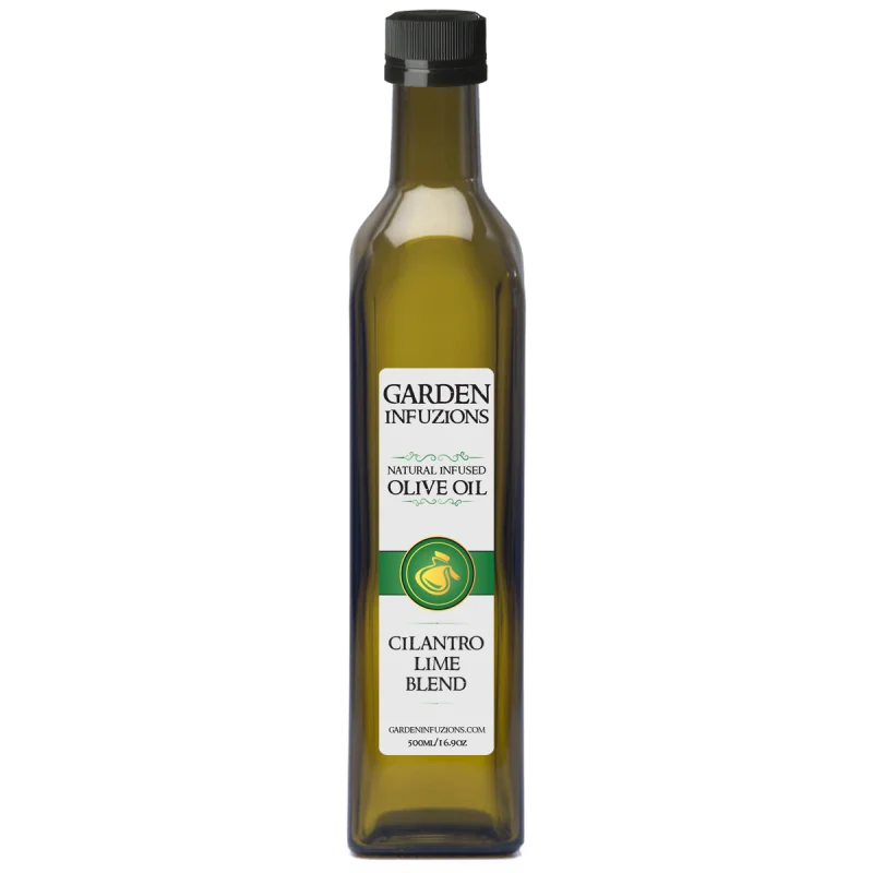 500ml Cilantro & Lime Infused Olive Oil Blend – grilled dish enhancer