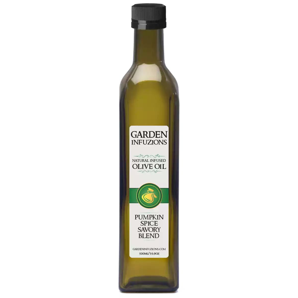 500ml Pumpkin Spice Savory Infused Olive Oil Blend – perfect for roasted vegetables, poultry, and fall-inspired dishes