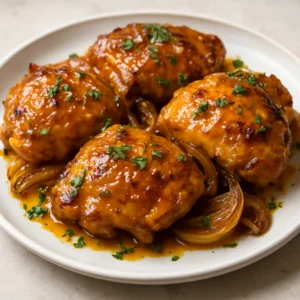 Carolina mustard BBQ chicken glazed with tangy Southern barbecue sauce