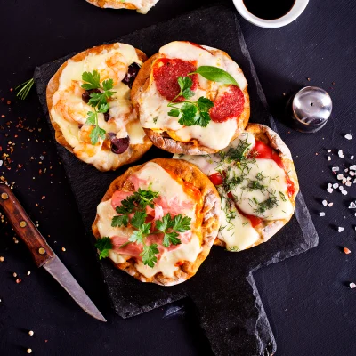 garden infuzions recipes pepperoni pizza sliders with new york pizza blend olive oil