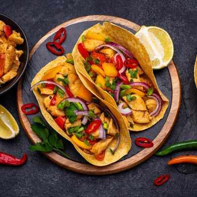 garden infuzions spicy grilled chicken tacos arizona blend webp